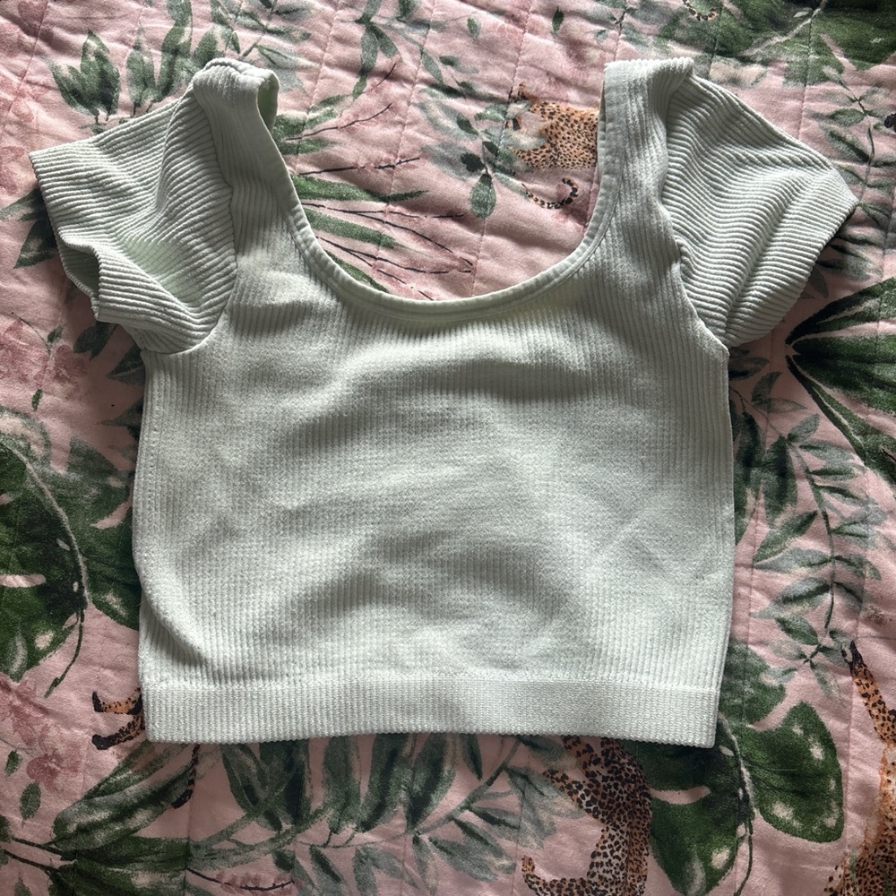 AE Cropped Scoop Top